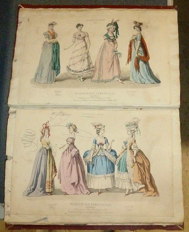 Album des modes - 86 gravures rehaussées à l'aquarelle