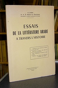 Essais de la littérature arabe à travers l'histoire