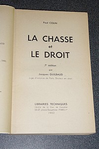 La Chasse et le Droit