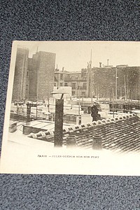 Carte postale représentant Jules Guérin sur son fort à Paris, envoyée par Paul Déroulède