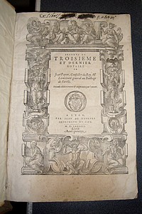 Secrets du Troisième et dernier notaire (1583)