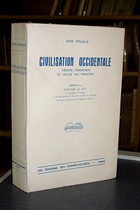 Civilisation occidentale. Origine, formation et valeur des principes