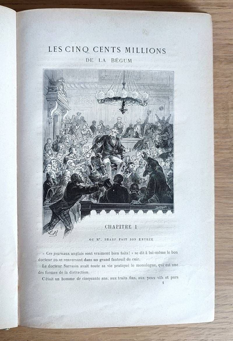 Les cinq cents millions de la Bégum. Suivi de Les révoltés de la Bounty (Cartonnage vert aux initiales)