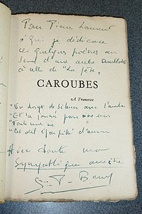 Caroubes. Poèmes inédits