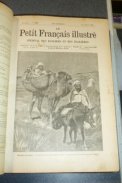 Le Petit Français illustré 1896- Journal des écoliers et des écolières - du N° 358 du 4 janvier 1896 au N° 409 du 26 décembre 1896