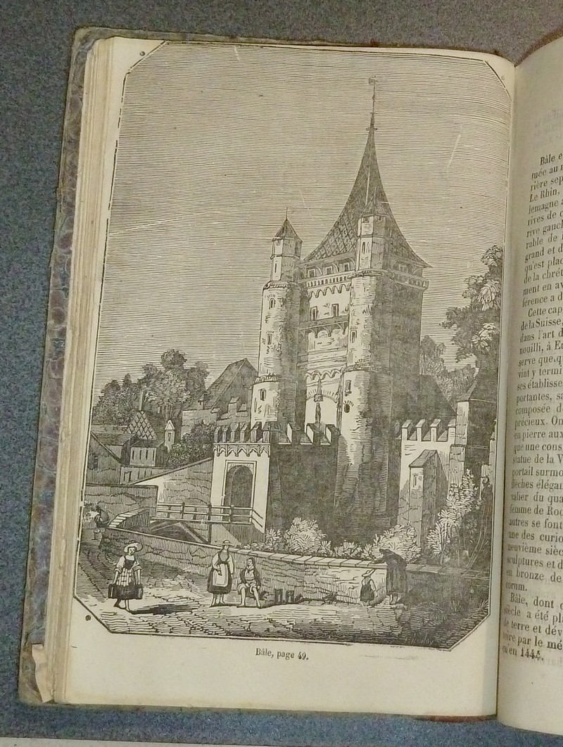 Histoire pittoresque des Villes les plus remarquables (2 volumes en 1) de l'Italie, la Suisse, l'Allemagne, la Russie, la Turquie, la Grèce, l'Asie, l'Afrique et l'Amérique + la France, la Belgique, la Hollande, l'Angleterre et l'Espagne