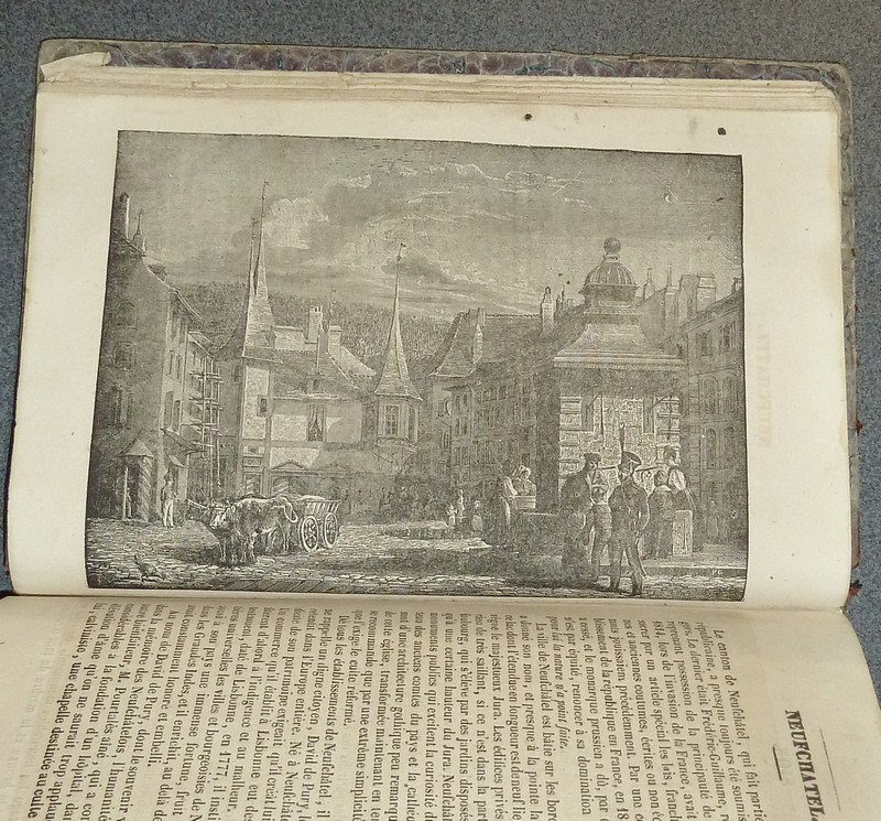 Histoire pittoresque des Villes les plus remarquables (2 volumes en 1) de l'Italie, la Suisse, l'Allemagne, la Russie, la Turquie, la Grèce, l'Asie, l'Afrique et l'Amérique + la France, la Belgique, la Hollande, l'Angleterre et l'Espagne