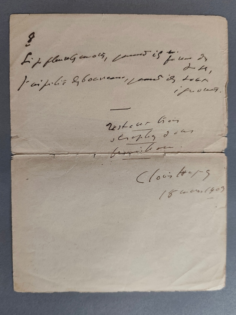 Pour les Macédoniens (Manuscrit original)