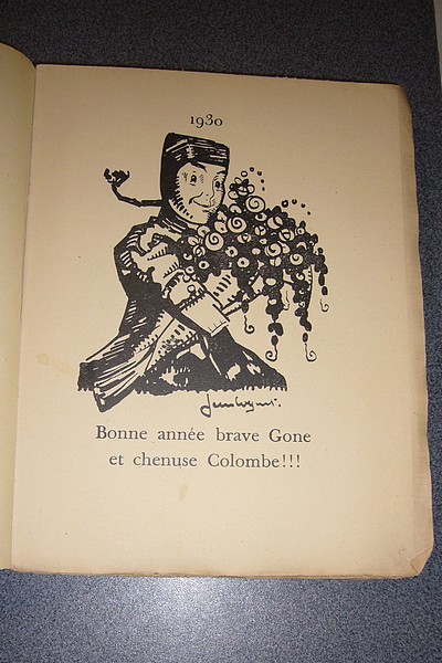 Almanach des amis de Guignol. Ohé les Gones ! Pour l'an de grace de la République une et indivisible 1930 et l'an 1973 de la fondation de Lyon par Munatius Plancus