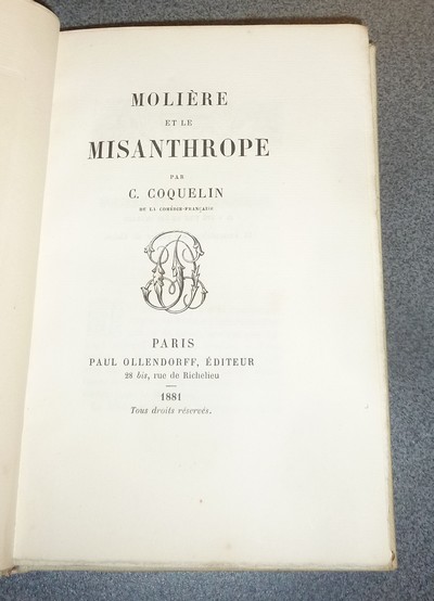 Molière et le Misanthrope