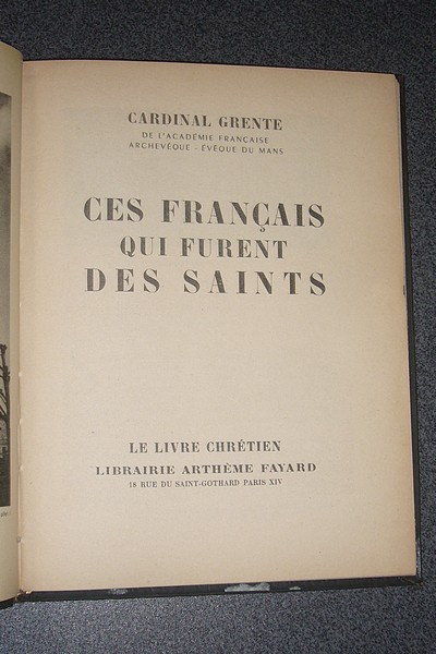 Ces français qui furent des Saints