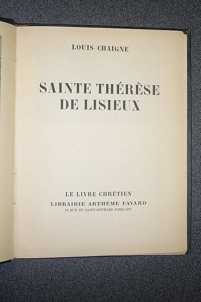Sainte Thérèse de Lisieux