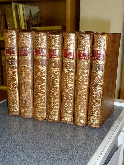 Recueil amusant de Voyages en vers et en prose, faits par différents auteurs, auquel on a joint un choix des Épitres, Contes & Fables morales qui ont rapport aux voyages (7 volumes,1787)