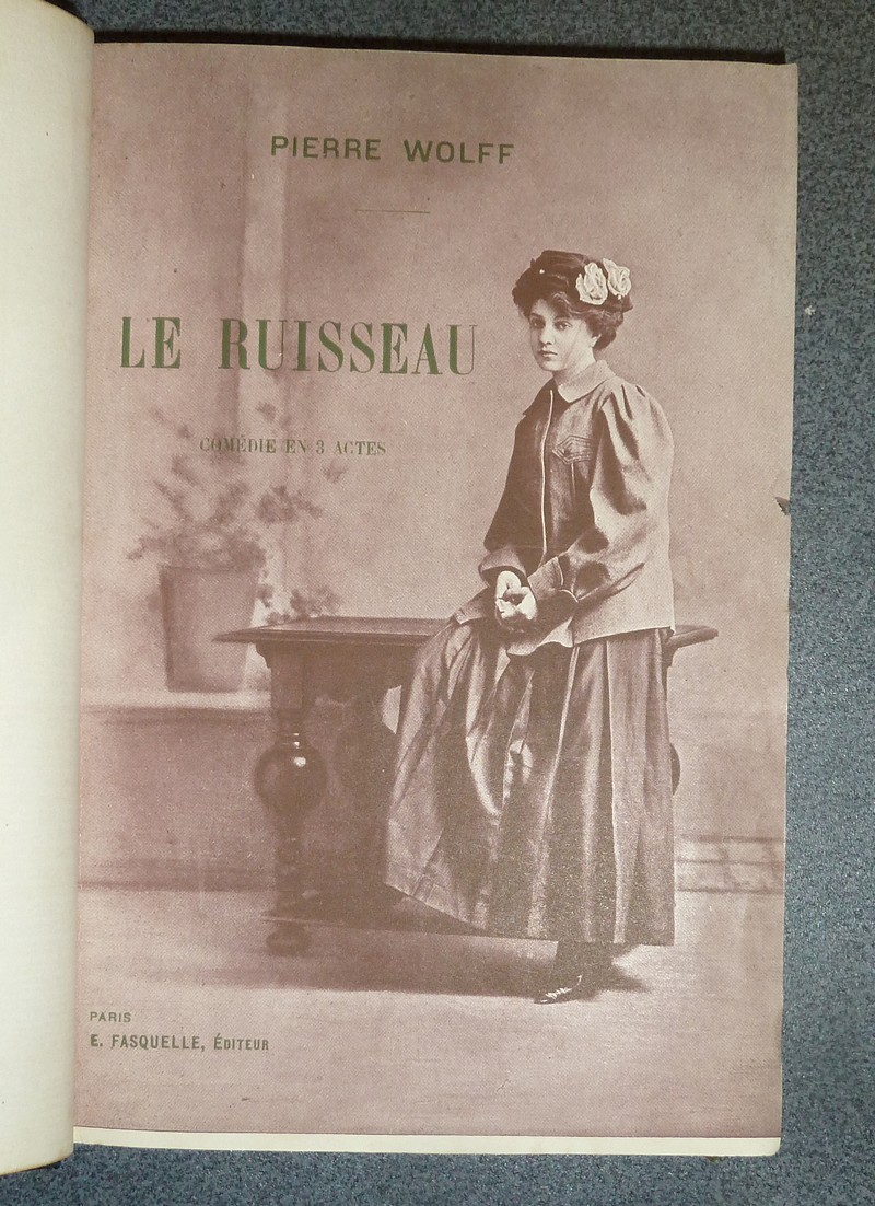 Le ruisseau (avec une partie du manuscrit original « Acte II »)