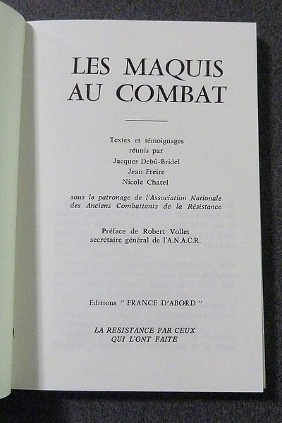 Les Maquis au Combat