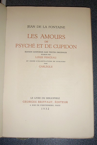 Les amours de Psyché et de Cupidon