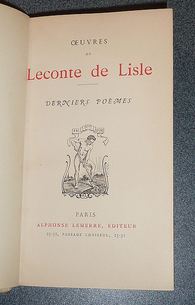 Derniers poèmes
