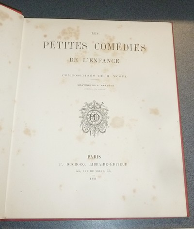 Les petites comédies de l'enfance. Bibliothèque des enfants sages