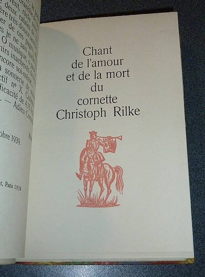 Chant de l'amour et de la mort du cornette Christoph Rilke