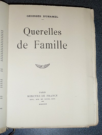 Querelles de famille