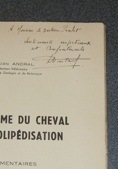 L'osteïtisme du cheval et la solipédisation. Commentaires