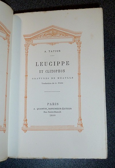Leucippe et Clitophon