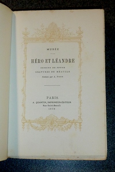 Héro et Léandre