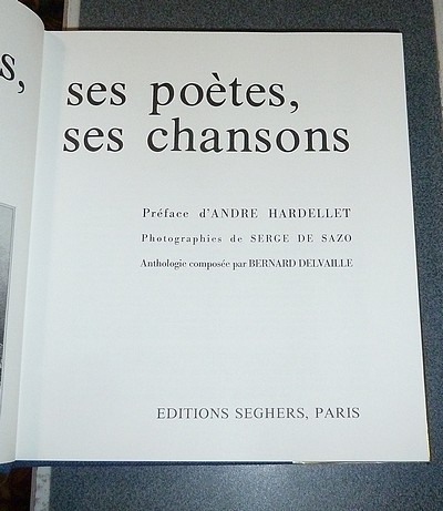 Paris, ses poètes, ses chansons