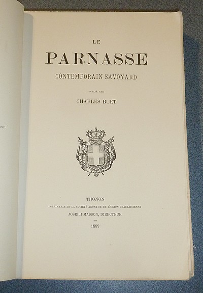 Le Parnasse contemporain Savoyard