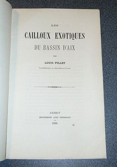 Les cailloux exotiques du bassin d'Aix