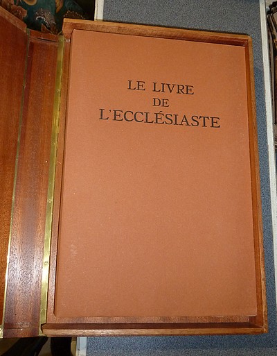 Le Livre de l'Ecclésiaste (Reliure en bois avec une peinture originale)