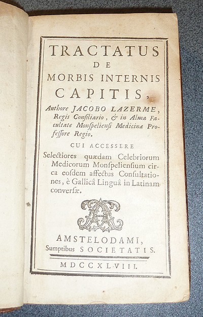 Tractatus de Morbis internis capitis (1748)
