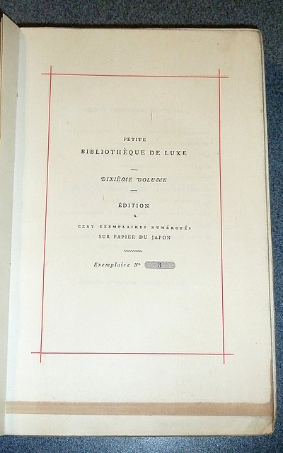 Mémoires du Comte de Comminges. Le siège de Calais (exemplaire sur papier Japon)