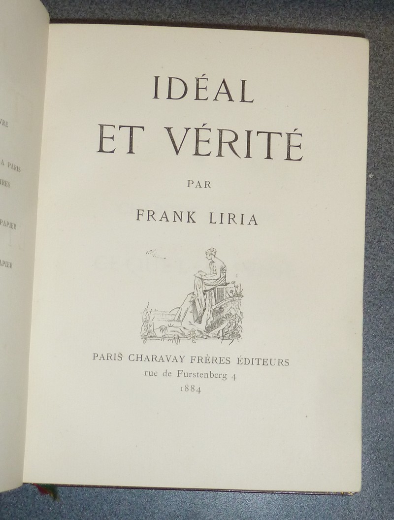 Idéal et Vérité (reliure signée)