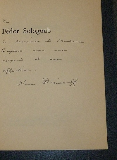 Fédor Sologoub 1863-1927