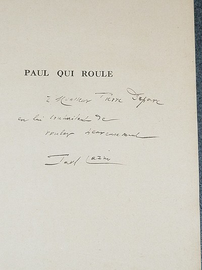 Paul Qui roule (dédicace)