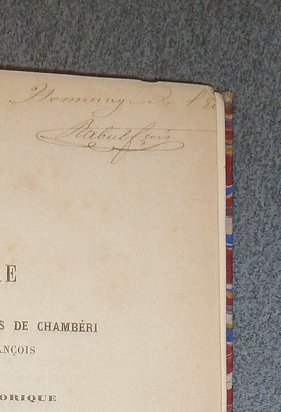 Obituaire des Frères mineurs conventuels de Chambéri de l'ordre de S. François