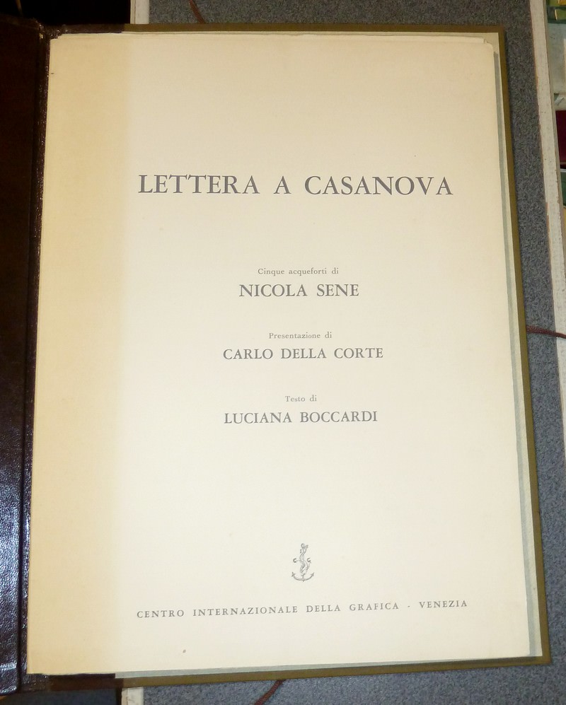 Lettera a Casanova