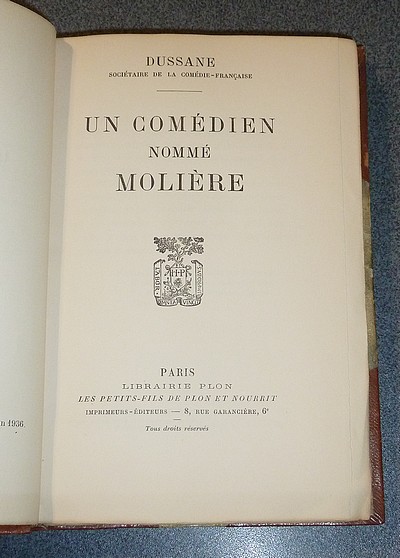 Un Comédien nommé Molière