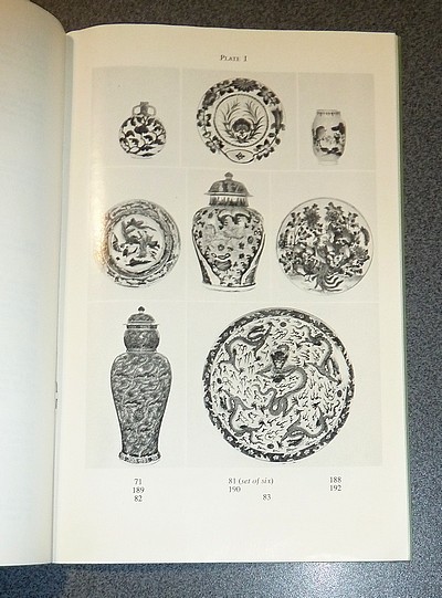 Catalogue of Chinese Ming and Ch'ing pottery and porcelain. Including Property of J. M. Cansick, L. Woodford, S. Axell and Lady A. Miles. Sotheby & Co. Day of sale : Monday 14th and Tuesday 15th, January, 1974