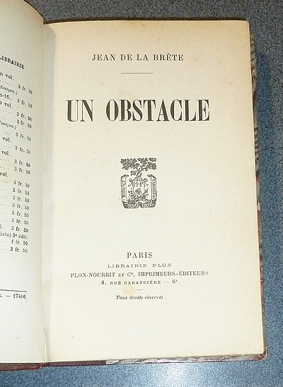 Un obstacle