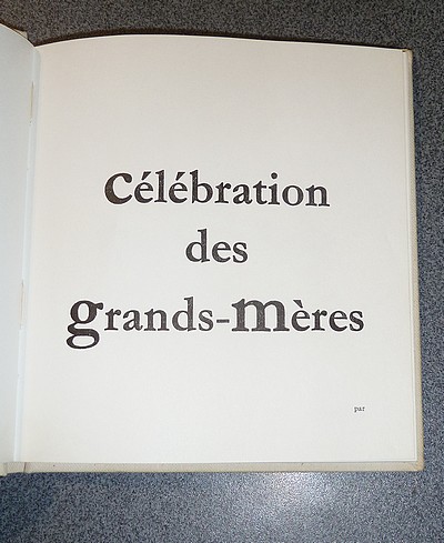 Célébration des Grands-Mères