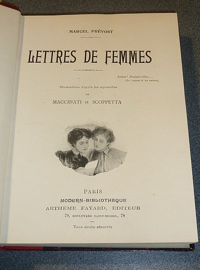 Lettres de femmes - Nouvelles lettres de Femmes - Dernières lettres de Femmes - Les demi-vierges