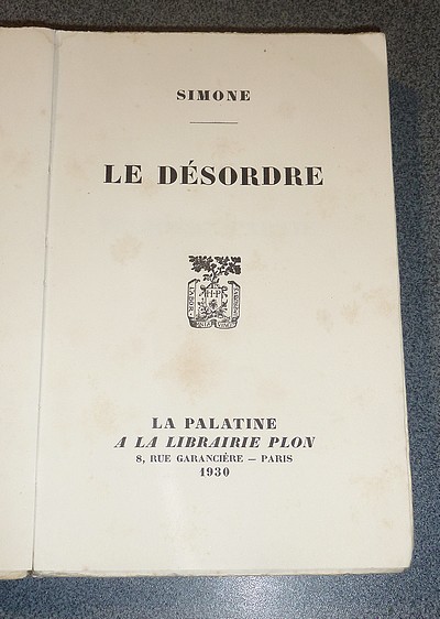 Le désordre