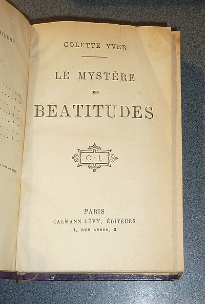 Le Mystère des Béatitudes