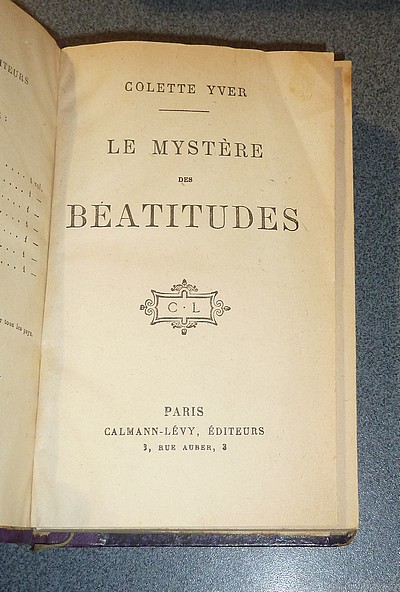 Le Mystère des Béatitudes