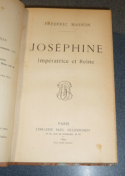 Joséphine, Impératrice et Reine