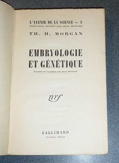 Embryologie et génétique
