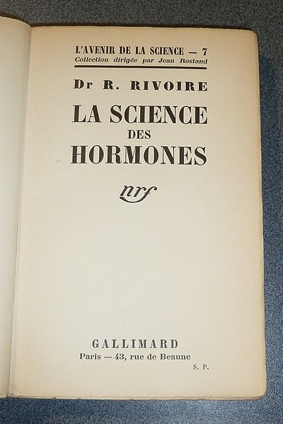 La Science des Hormones