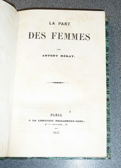 La part des Femmes